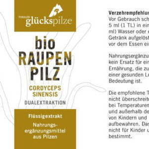raupenpilz cordyceps sinensis bio fluessigextrakt 100ml flasche 02